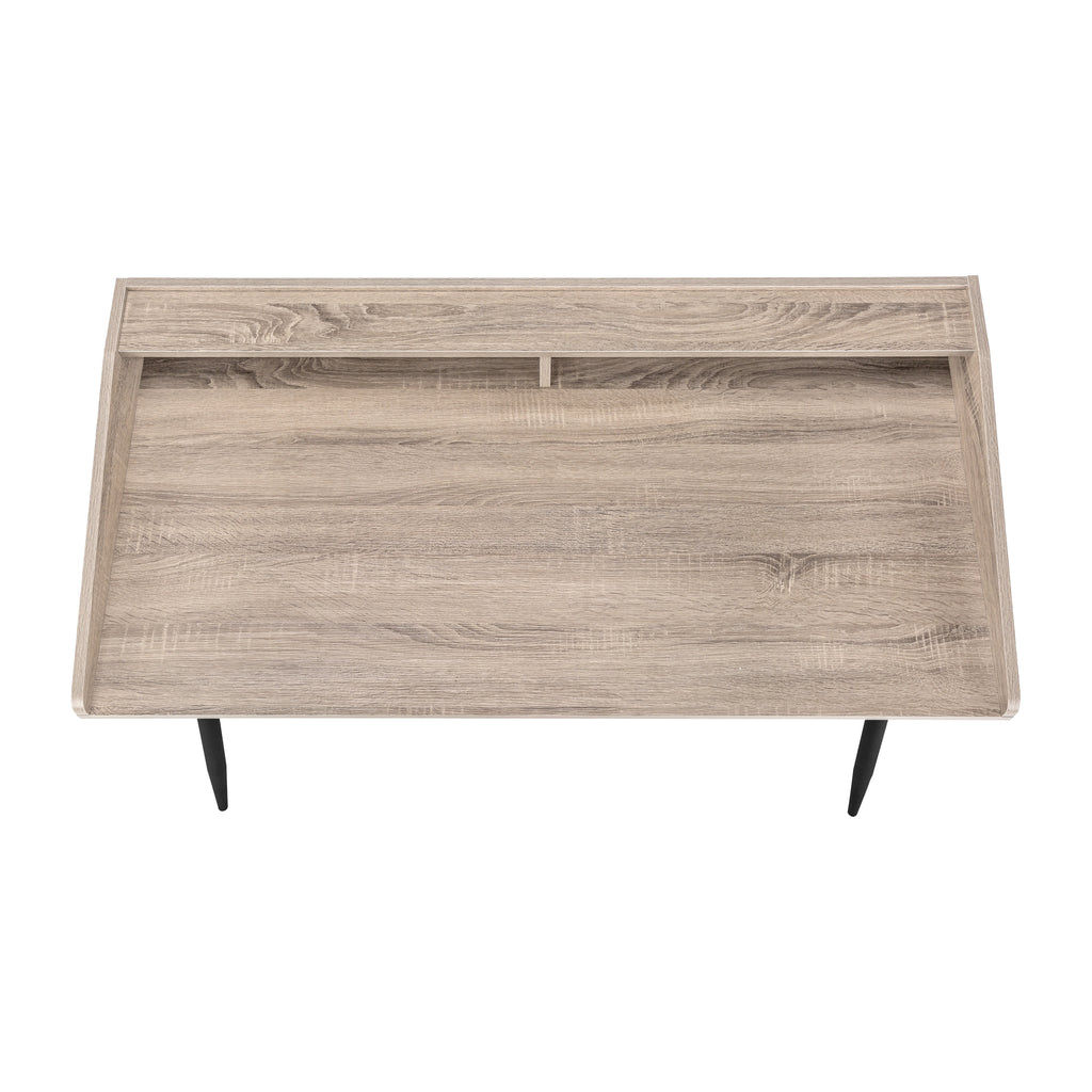 Computer Desk with Storage Shelves