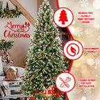 7FT Christmas Tree with 450 Warm Lights
