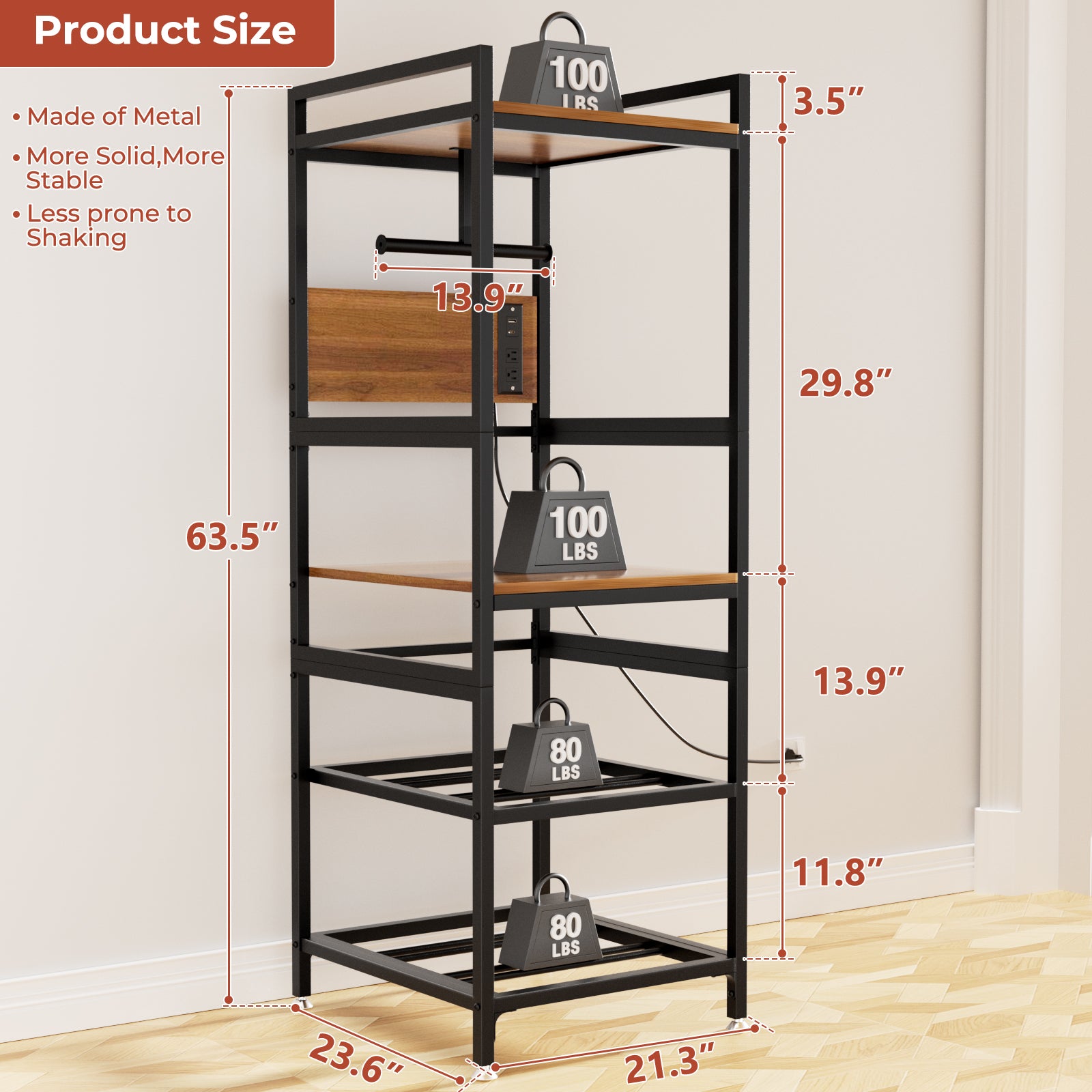 3D Printer Stand with Filament Storage