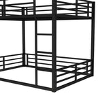 Metal Queen Over Queen Bunk Bed for Teens and Adults