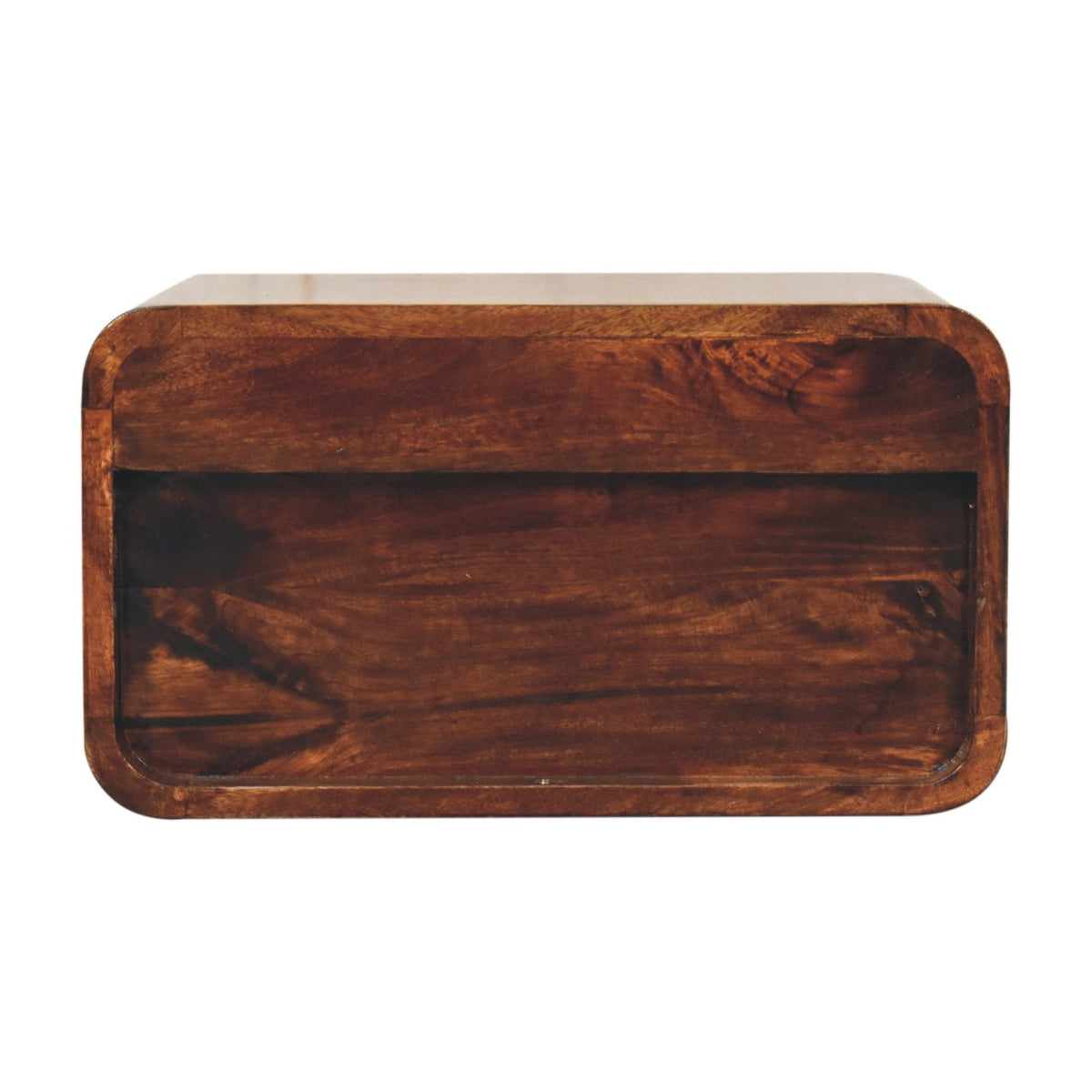 Solid Wood Curved California Nightstand