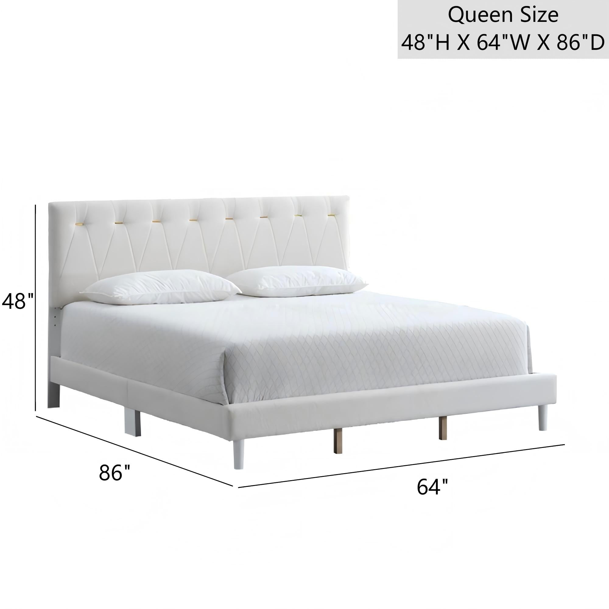 Sinclair G001608-QB-UP Queen Bed in Wheat