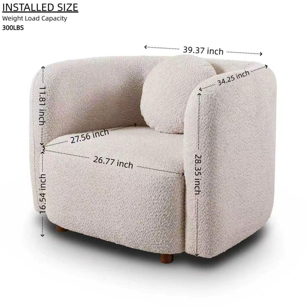 C3-2507 Accent Square Sofa Chair