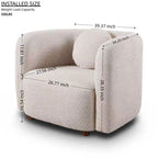 C3-2507 Accent Square Sofa Chair
