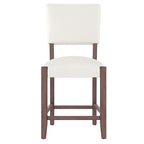 Mid Century Modern Bar Stools Set of 2, 40.4" Counter Stools with Back