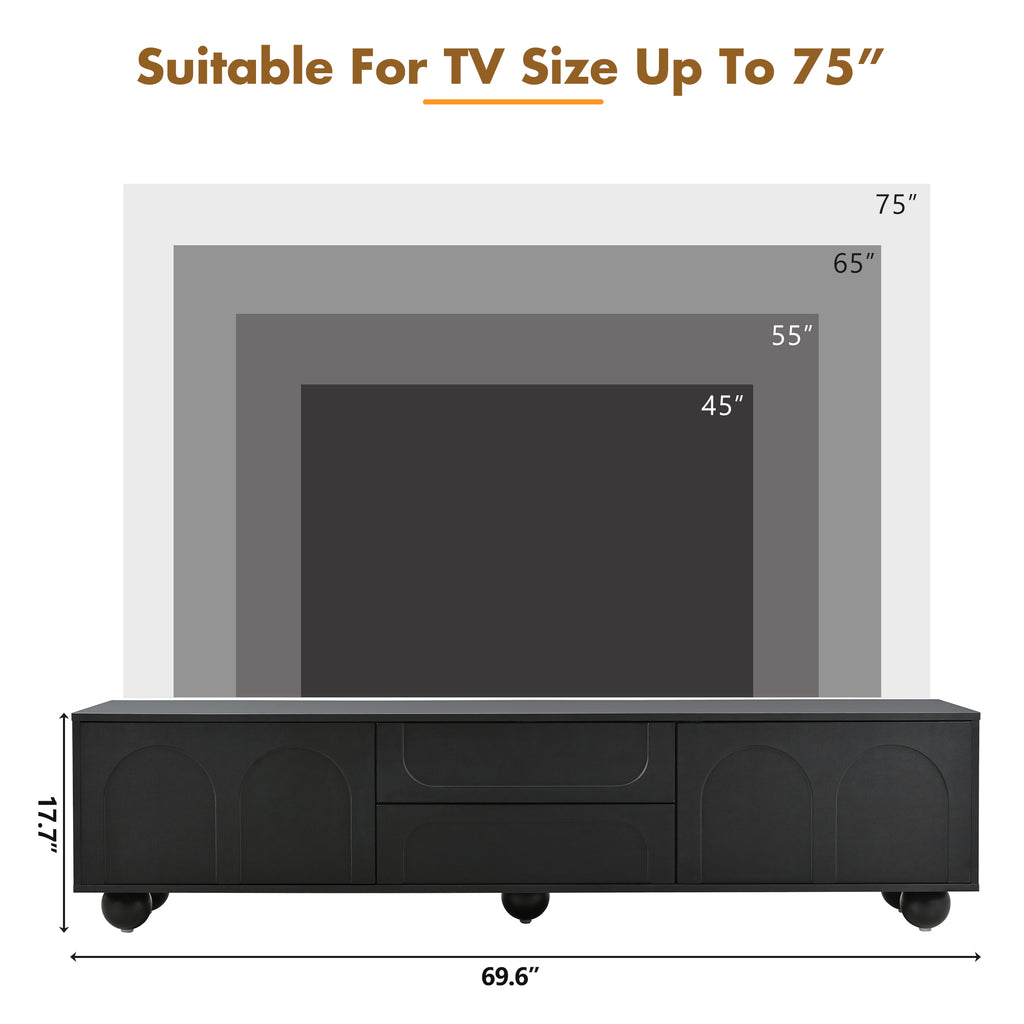 ON-TREND Elegant TV Cabinet