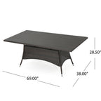 Corsica Rectangular Outdoor Dining Table