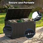 180 Gallon Large Outdoor Storage Deck Box