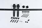 12FT Wood Double Sliding Barn Door Hardware