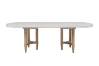 Triad Double Pedestal Dining Table with Leaf