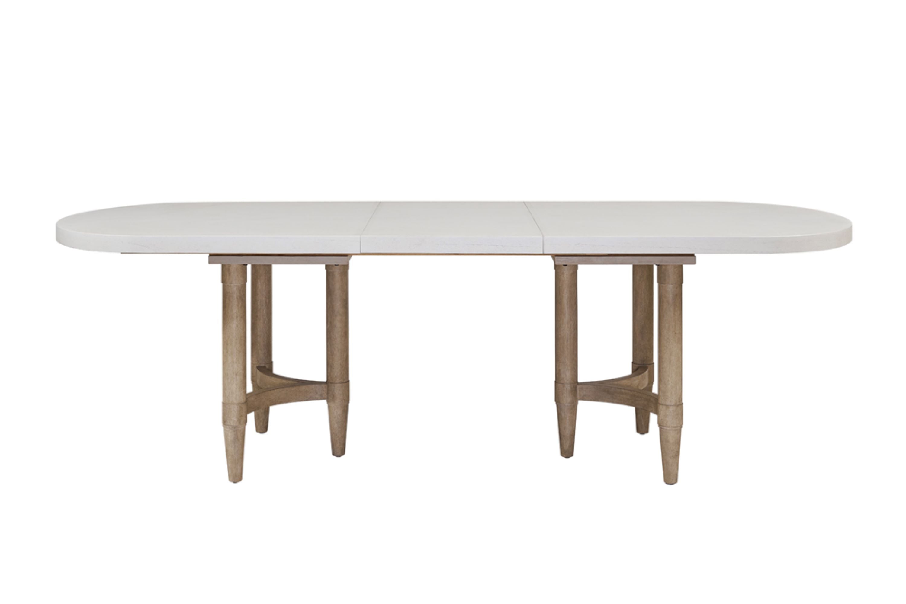 Triad Double Pedestal Dining Table with Leaf