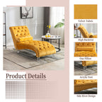 Velvet Chaise Lounge Indoor