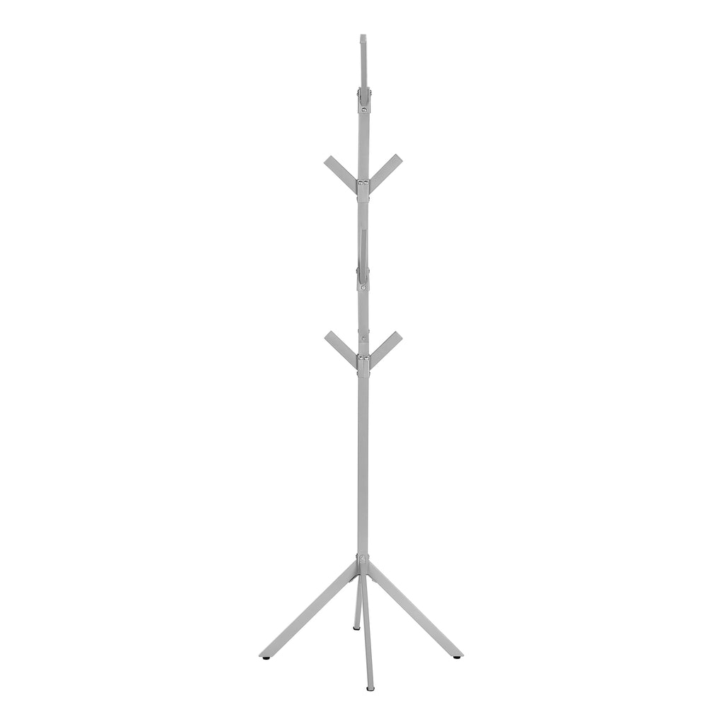 Coat Rack, Hall Tree, Free Standing, 8 Hooks, Entryway, 70"h, Bedroom