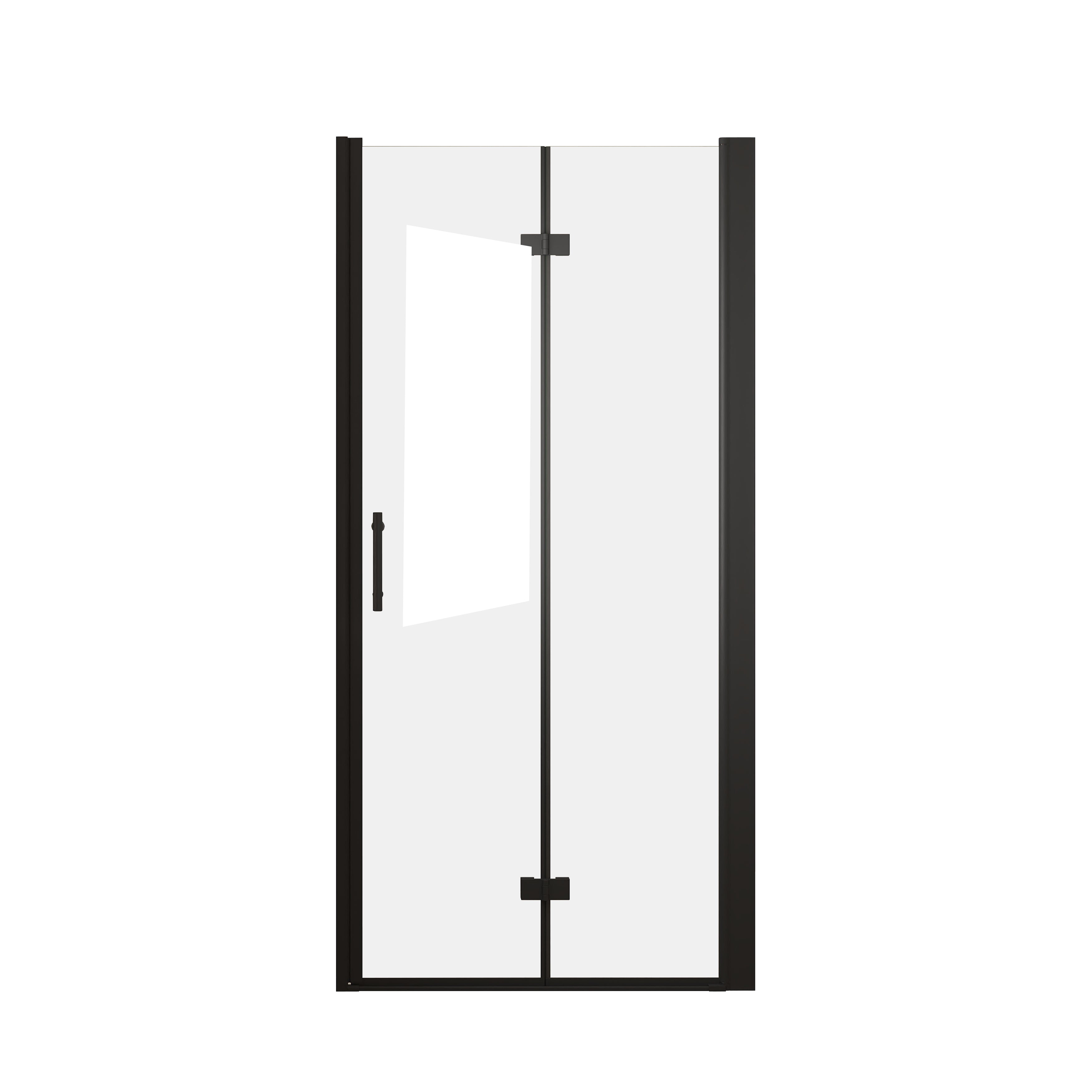 Matte Bifold Shower Door 35-34"x72" with Tempered Glass