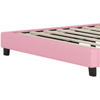 Full Size Upholstered Princess Bed with Crown Headboard
