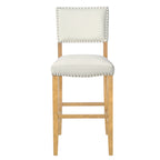 Barstools With Rivet Decoration Set of 2
