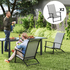 Outsunny Folding Patio Chairs Set of 2