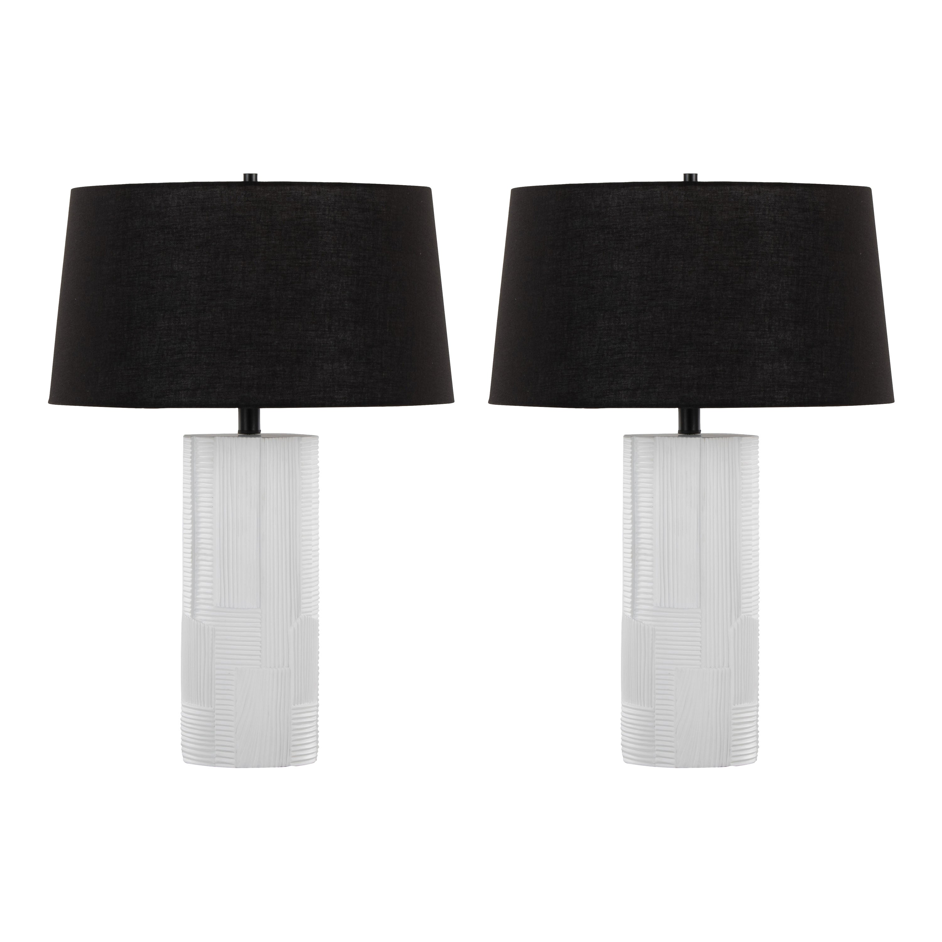 Petra 26" Contemporary Polyresin Table Lamp