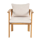 Kaja Outdoor Acacia Wood Dining Chair, Teak Finish