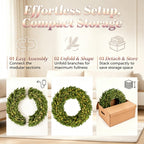 36 in Pre-Lit Norwegian Spruce Christmas Wreath