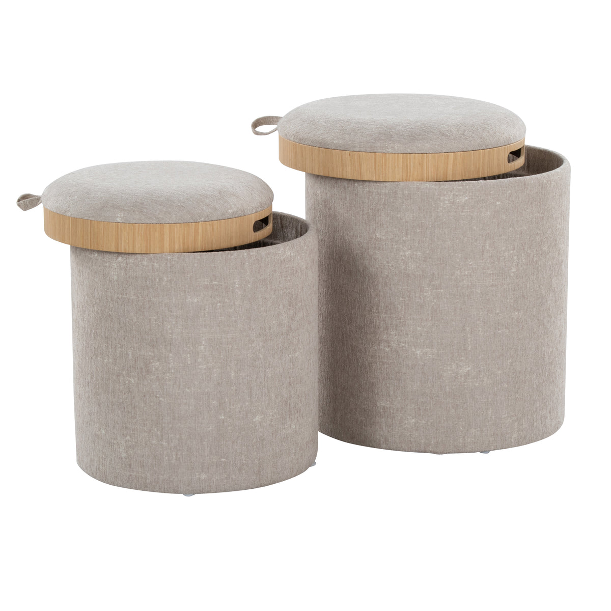 Contemporary Nesting Ottoman Set