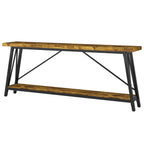 70.9" Extra Long Rustic Industrial Sofa Table