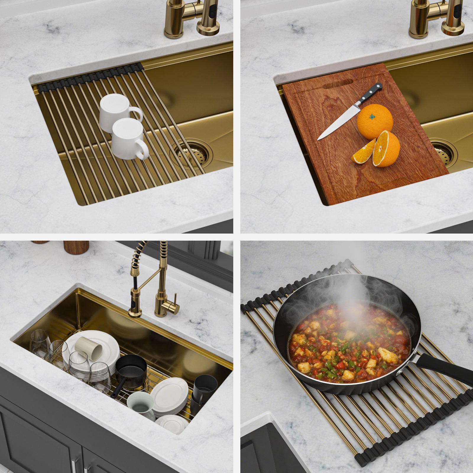 Undermount Workstation Kitchen Sink