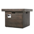 Anchorage 32" Wood Square MGO Fire Pit