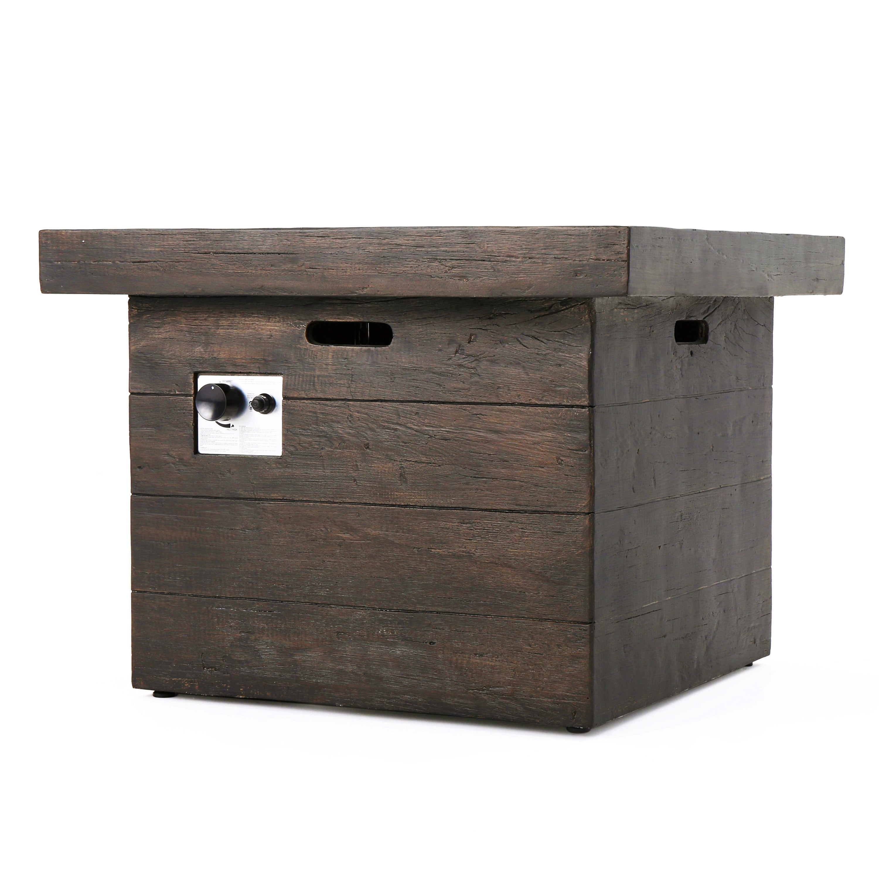 Anchorage 32" Wood Square MGO Fire Pit