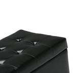 Cosmopolitan 34 Inch Wide Storage Ottoman