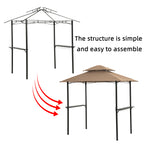 Outdoor Grill Gazebo 8 x 5 Ft