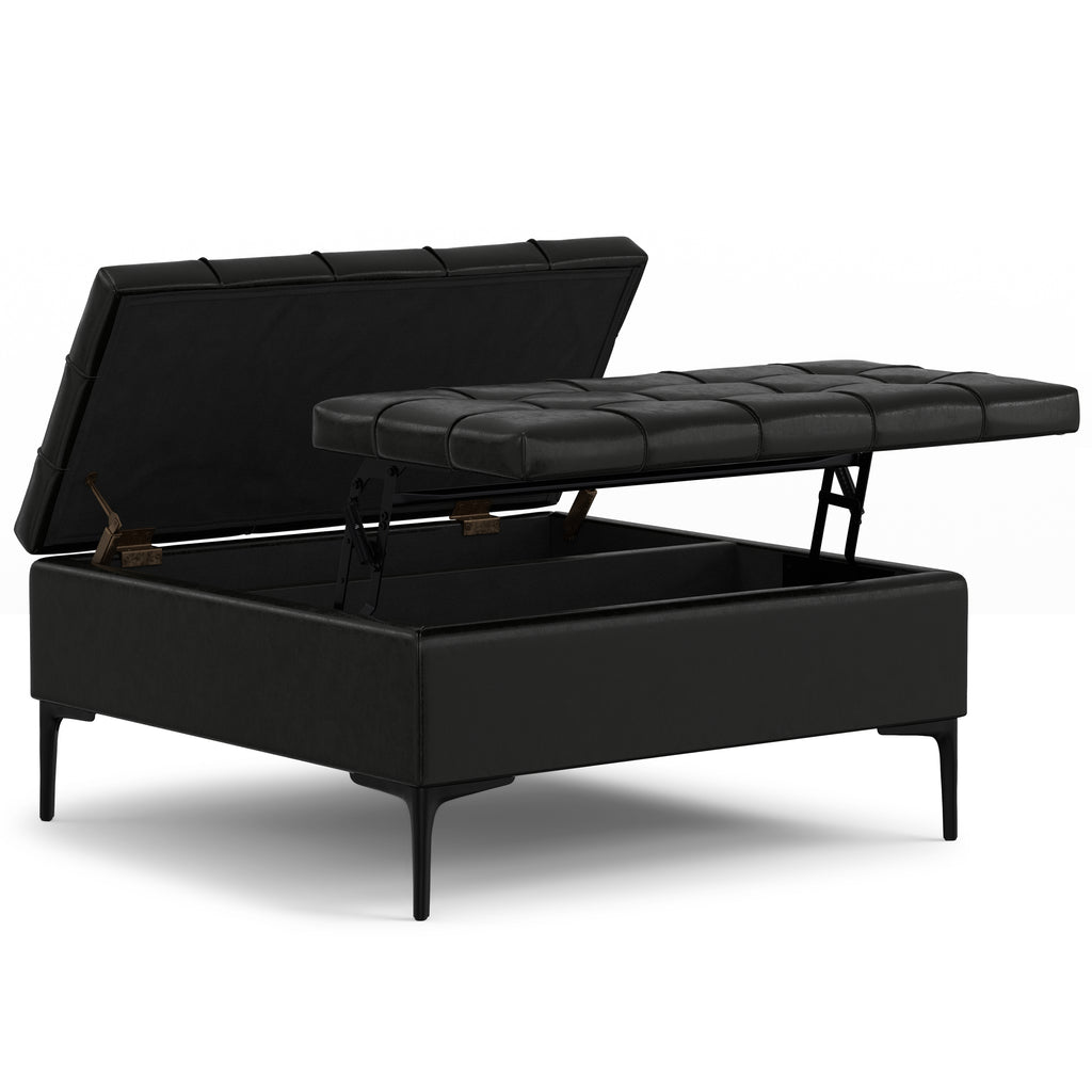 Laura Lift Top Storage Ottoman
