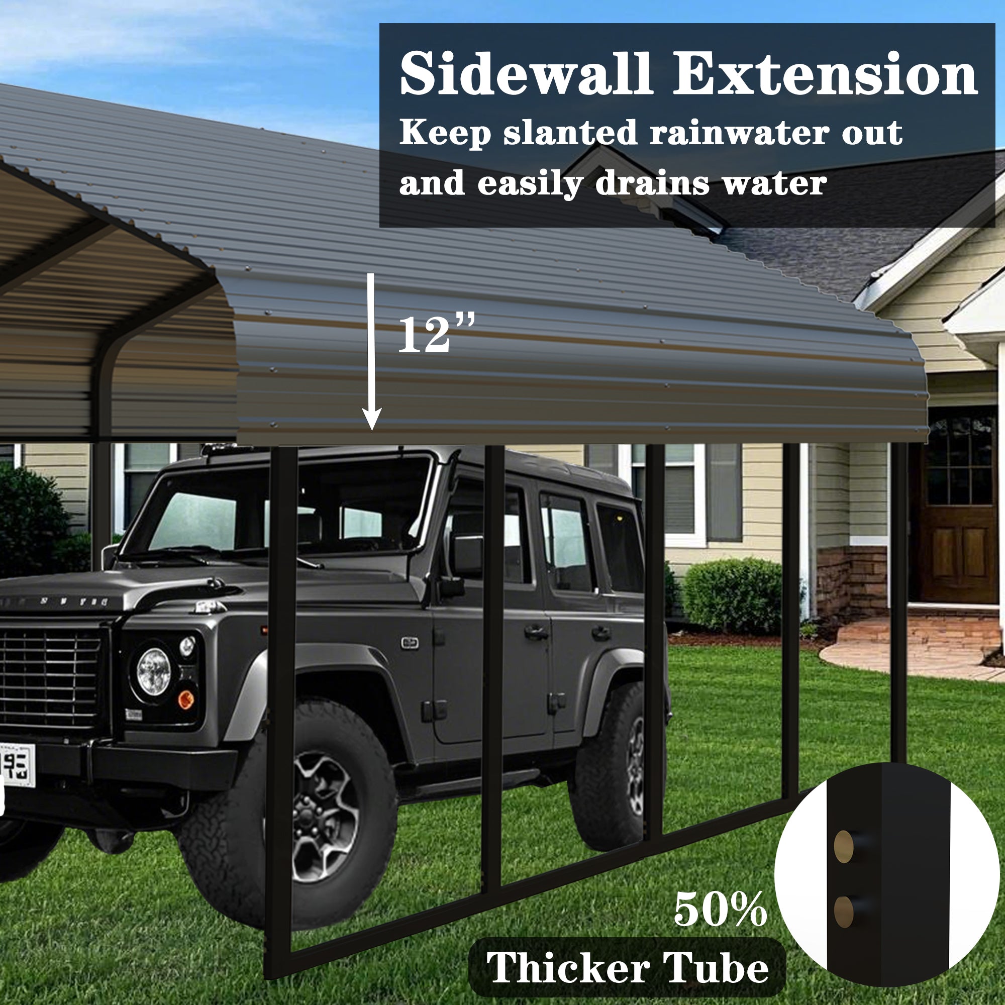 Heavy Duty Carport 20x20 Shelter