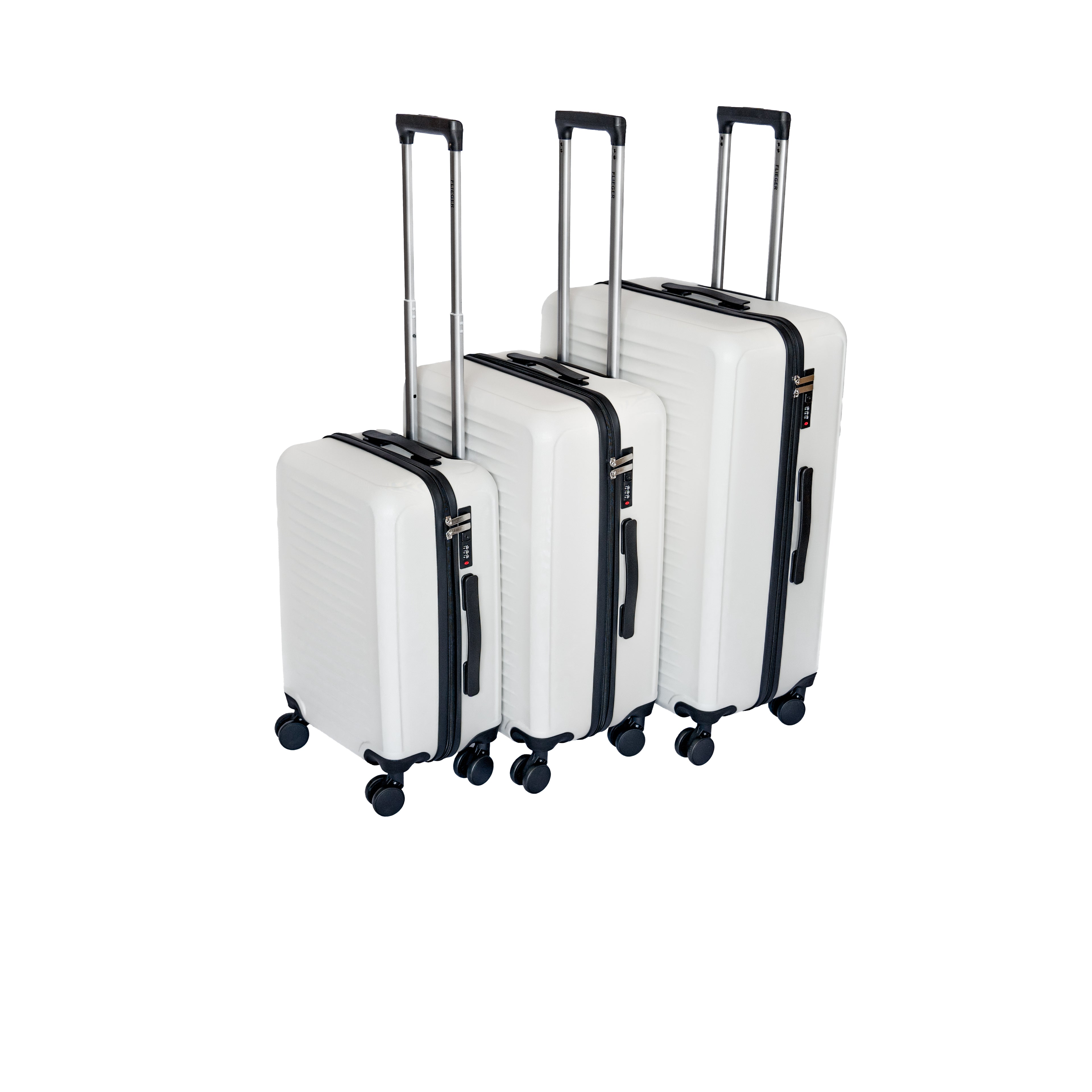 Luggage 3 Piece Sets, Hard Shell Lightweight Carry On Suitcase
