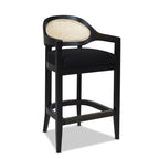 Americana Mid-Century Modern 26" Cane Back Counter Stool