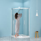 36" x 75" Framed Tub Shower Enclosure
