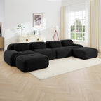 U-Shaped Modular Sofa with Ergonomic Design