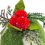 Iced Pinecone Decorative Hanging Ball Christmas Tree Ornaments