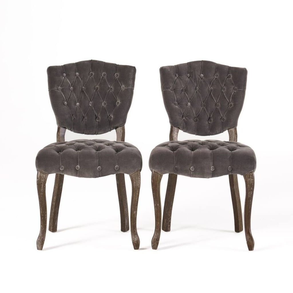 KD Tufted Chair Set of 2