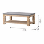 47.8 x 28 x 18.8 Coffee Table