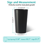 2 Pack Tall 21.7 in Planters for Outdoor Plants