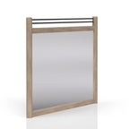 Sand Colored Poster Mirror