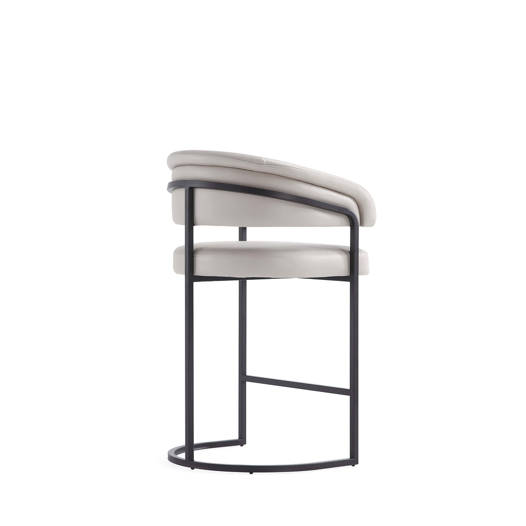 Augusta Metal Upholstered Counter Stool