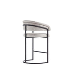 Augusta Metal Upholstered Counter Stool
