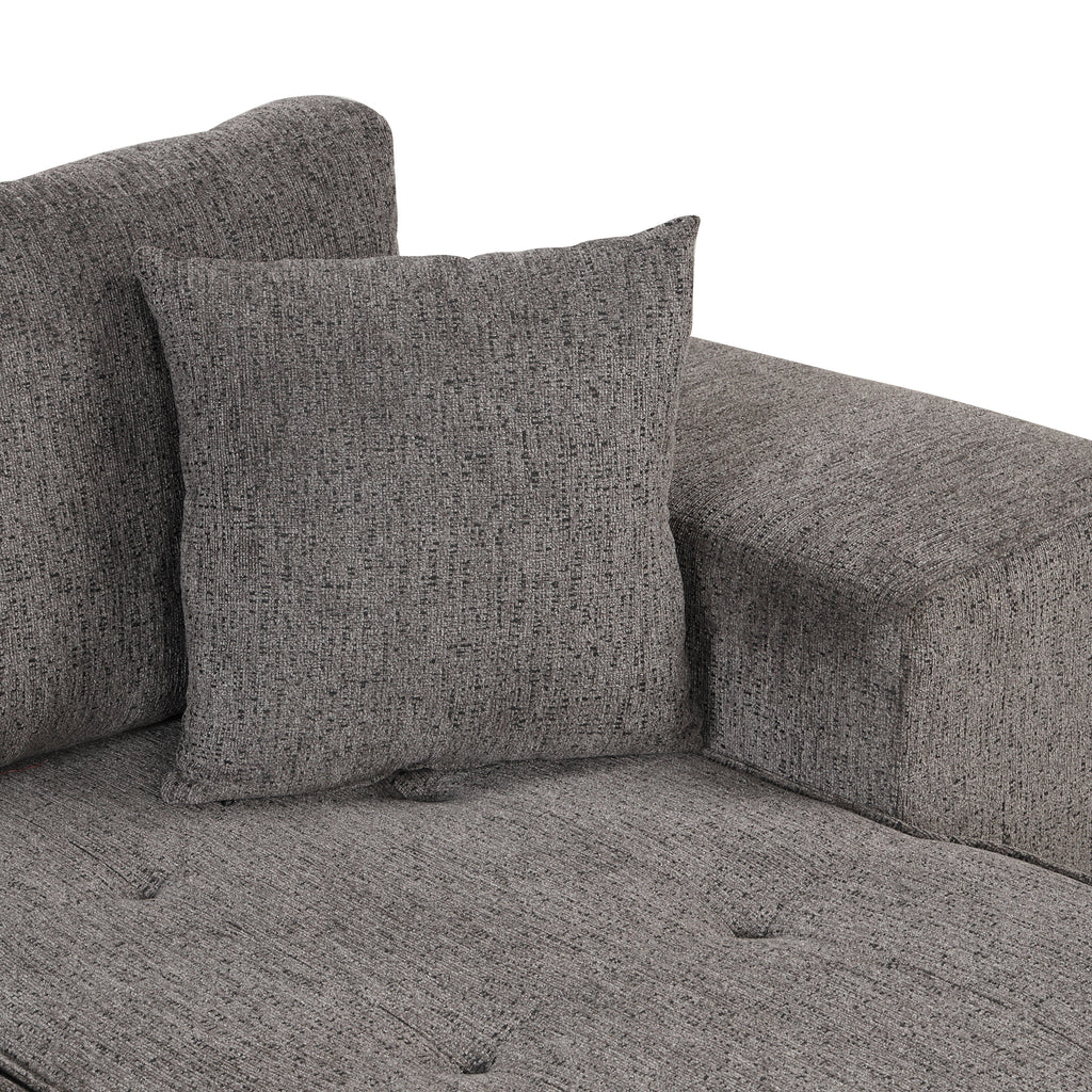 104.5" Modern L-Shape 3 Seat Reversible Sectional Couch