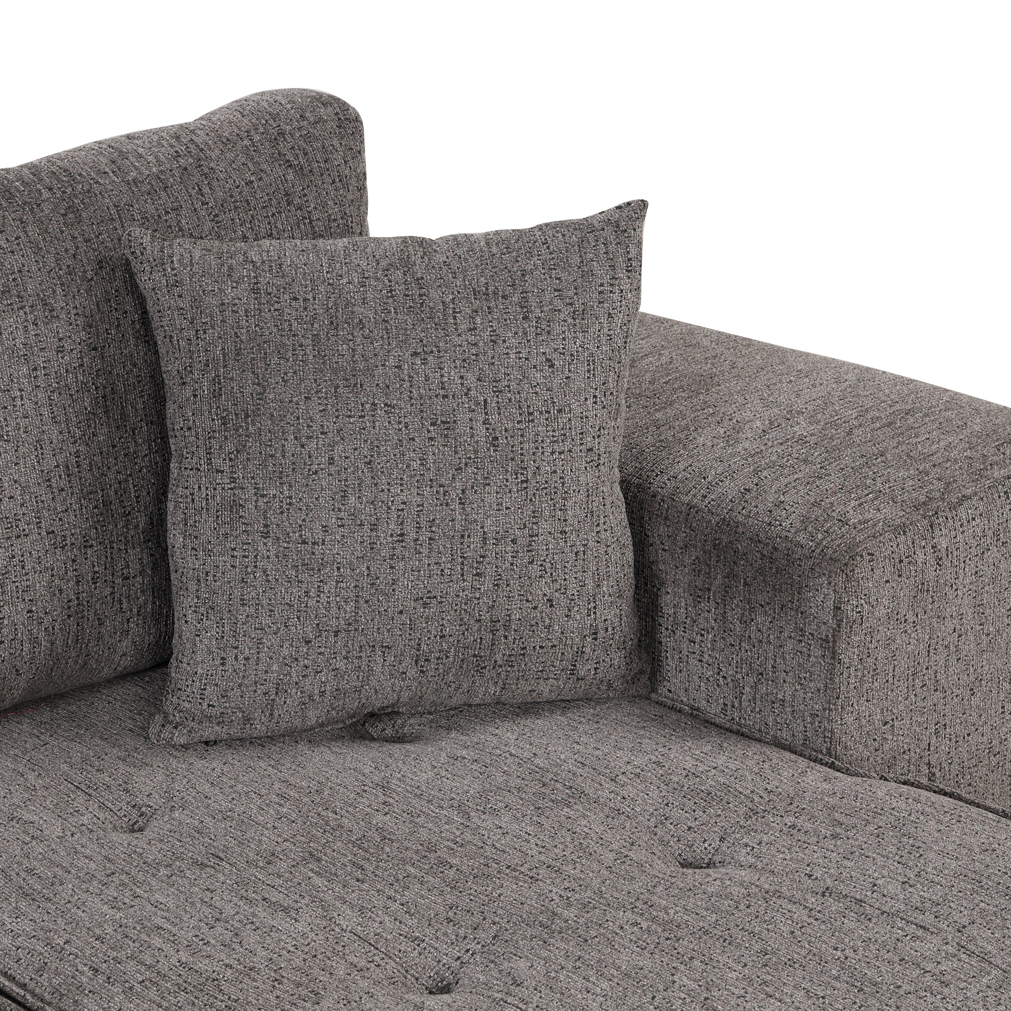 104.5" Modern L-Shape 3 Seat Reversible Sectional Couch
