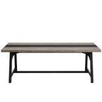 Modern Rectangular Conference Table for 6-8 People