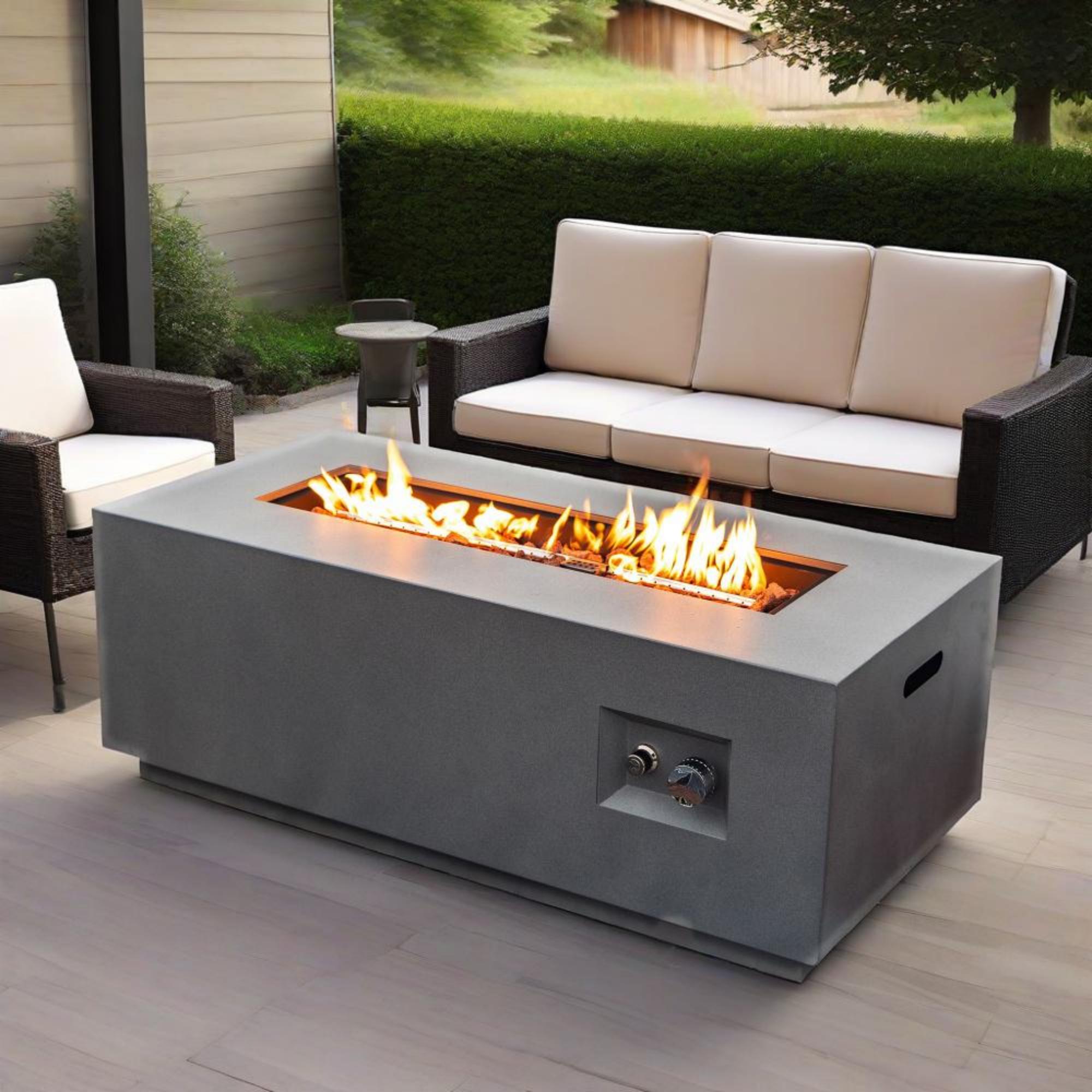 42" Propane Gas Fire Pit Table