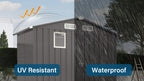 6X 3.6FT Metal Outdoor Storage Shed