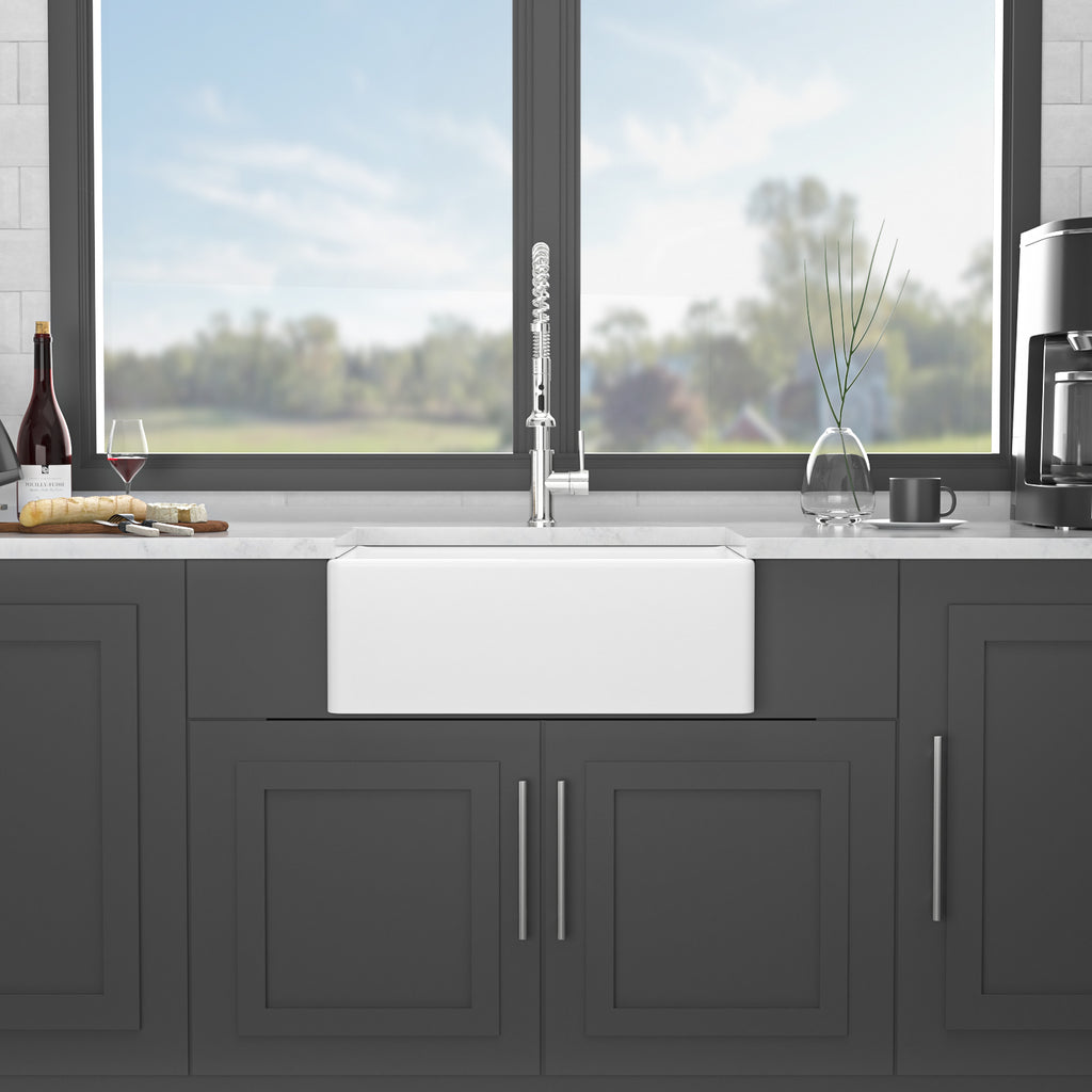 28" Ceramic Kitchen Sink
